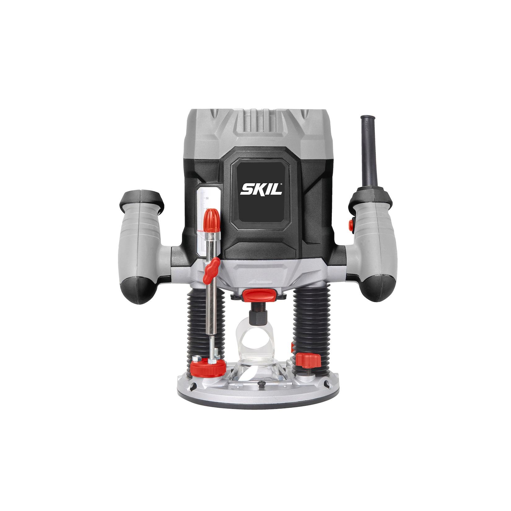 Skil Fräsmaschine 1841AA, Oberfräse 1200W, Nutfräser, Tischfräse, Staubabsaugung