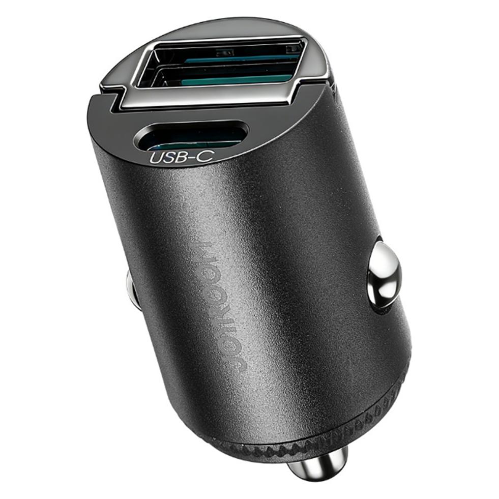 Joyroom JR-CCN18 65W A+C Pull-Ring Style Mini Car Charger (JR-CCN18-Black)
