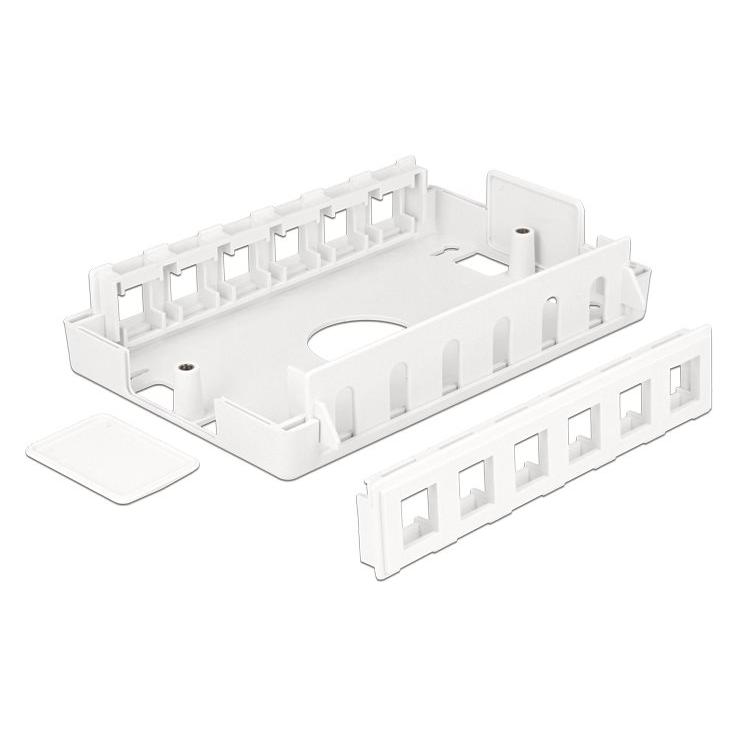 Delock Keystone Leergehäuse 12 Port (Netzwerk Zubehör) (86172)