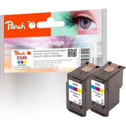 Peach, Druckerpatrone, Tinte Canon CL-546 2x Color (C, M, Y)
