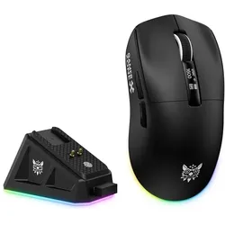 Onikuma DM07 RGB-Gaming-Maus (Schwarz) (Kabelgebunden), Maus, Schwarz