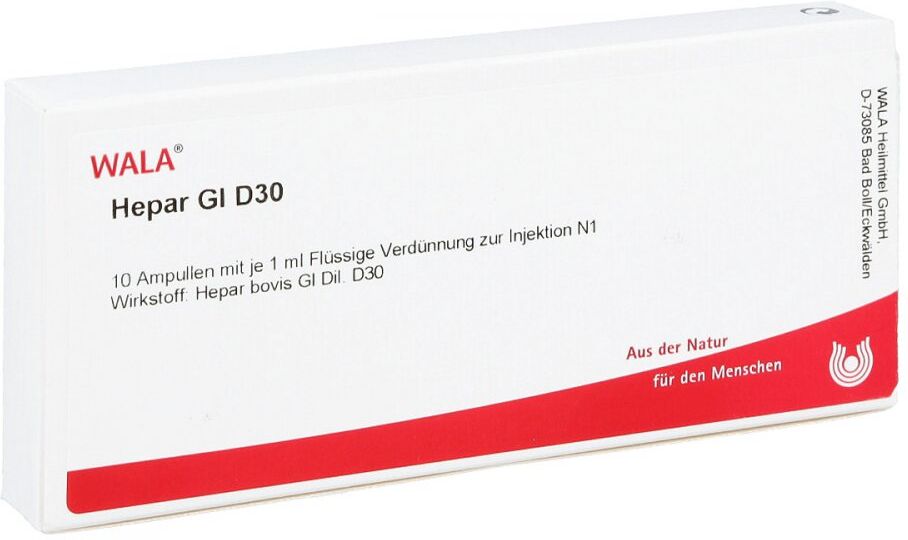 Wala Hepar Gl D30 Ampullen