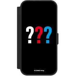 Nivocase Klapphülle für Apple iPhone 17 Handyhülle aus Kunst Leder NIVOflip schwarz Logo Offizielles (Apple iPhone 17), Smartphone Hülle, Schwarz