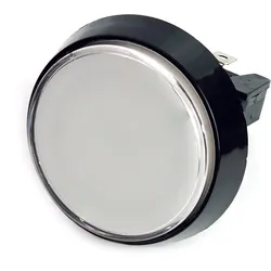 Large Arcade Button, 60mm, beleuchtet (LED 12V DC) - Farbe: weiß