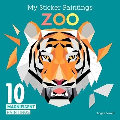 My Sticker Paintings: Zoo, Taschenbuch von Logan Powell, Fox Chapel Publishing, 978-1-64124-322-3