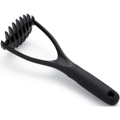 Kartoffelstampfer OXO GOOD GRIPS, schwarz, B:10cm L:25cm, Kunststoff, Küchenpressen, Nylon
