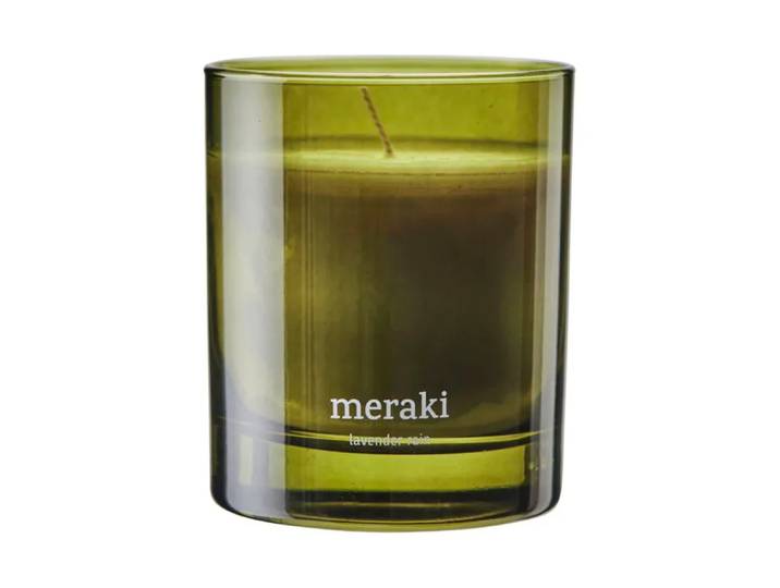 Meraki Bougie parfumée Meraki, 35 heures Pluie de lavande