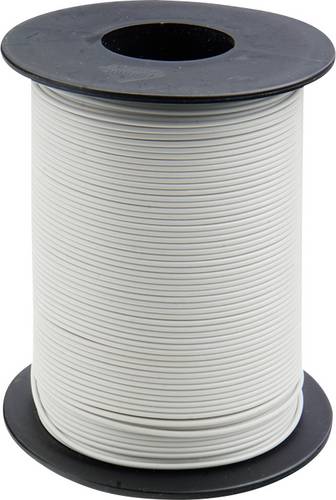 Donau Elektronik 119-15 Litze 1 x 0.14mm² Weiß 100m