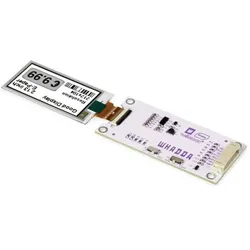 Whadda 2.13-Zoll-E-Tinten-Anzeigemodul, Entwicklungsboard + Kit