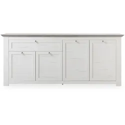 Sideboard LIVIN MARBELLA (BHT 210x91x46 cm) - weiß - BHT 210x91x46 cm