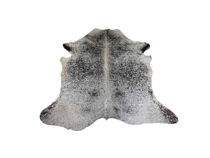 Tapis Déco  Peau de Vache  195x230cm Gris & Blanc