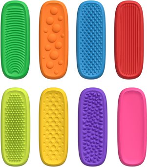 Multisell Products Hub Silicone Sensory Relax Bars Fidget Toy Stress Relief For Kids And Adults 8pcs