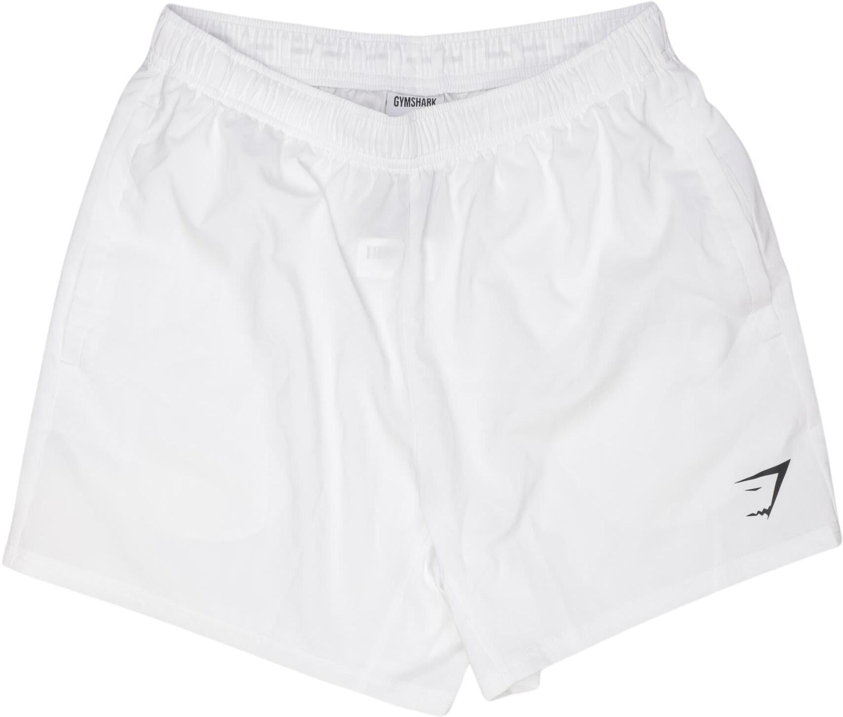 Gymshark Damen Shorts, Weiß, Gr. S, Synthetik - Second Hand