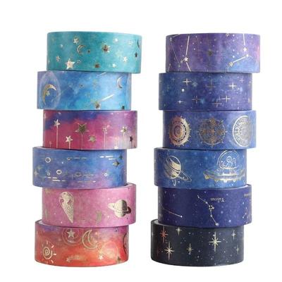 Celestial Starry Night Galaxy Washi Tape Set Celestial Starry Night Galaxy Washi Tape Set