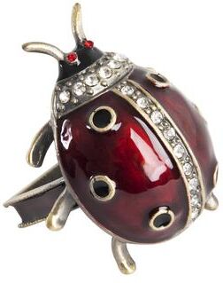 Saro Lifestyle Ladybug Napkin Ring (Set of 4)