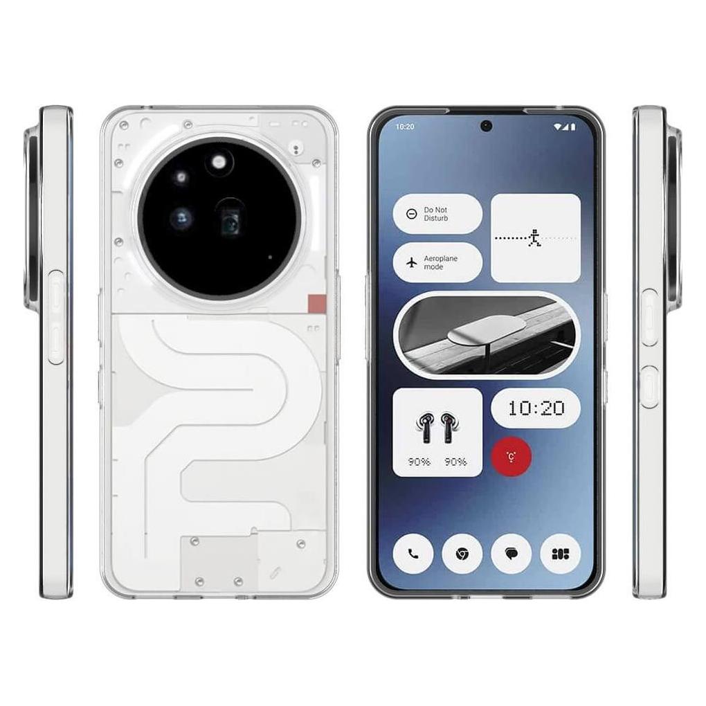 Cover-Discount Nothing Phone (3a) Pro - Silikon Gummi Case transparent (Nothing Phone (3a) Pro) (58227227)