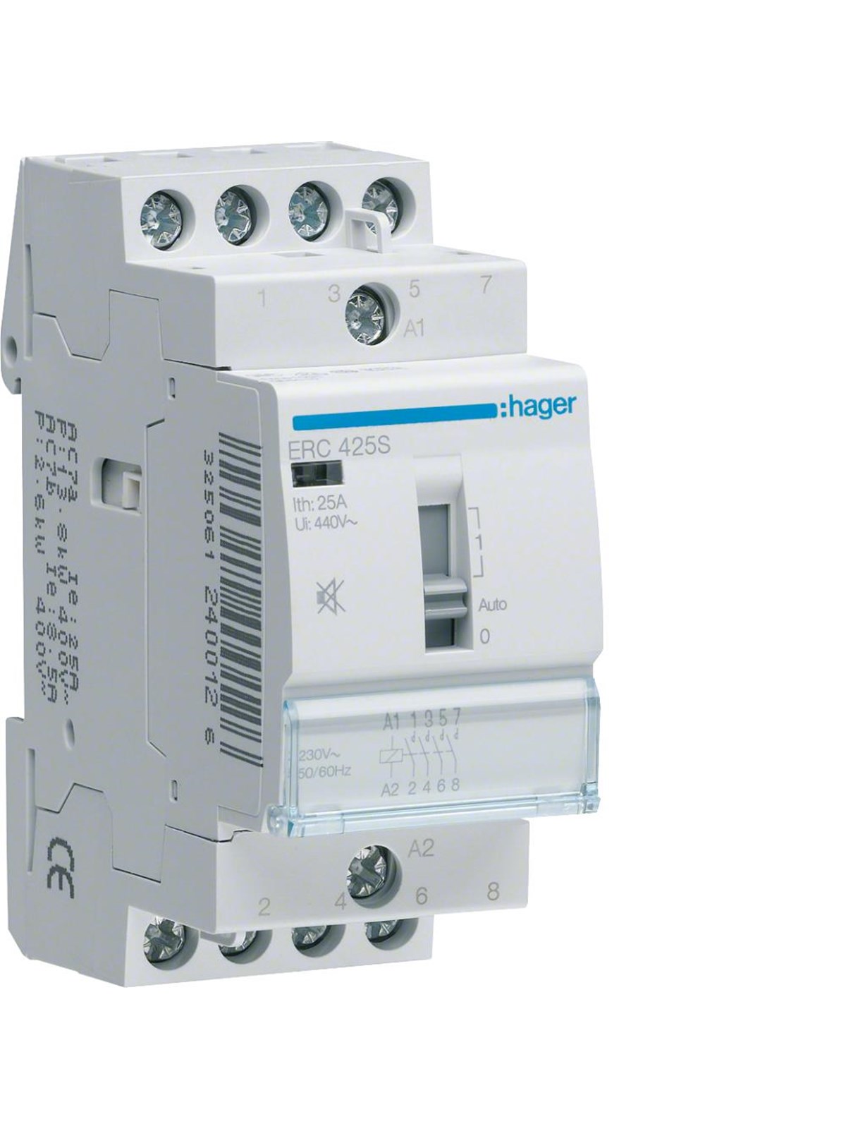 Hager Humfree contactor 40a 4no 230v 3m