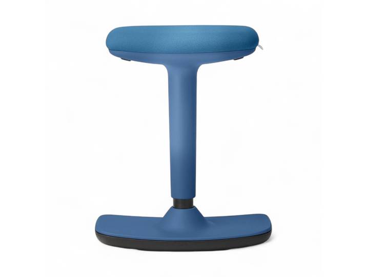 Office stool TrendOffice to-swift work Blue, Rubber, Dynamic sitting - ideal for healthy sitting