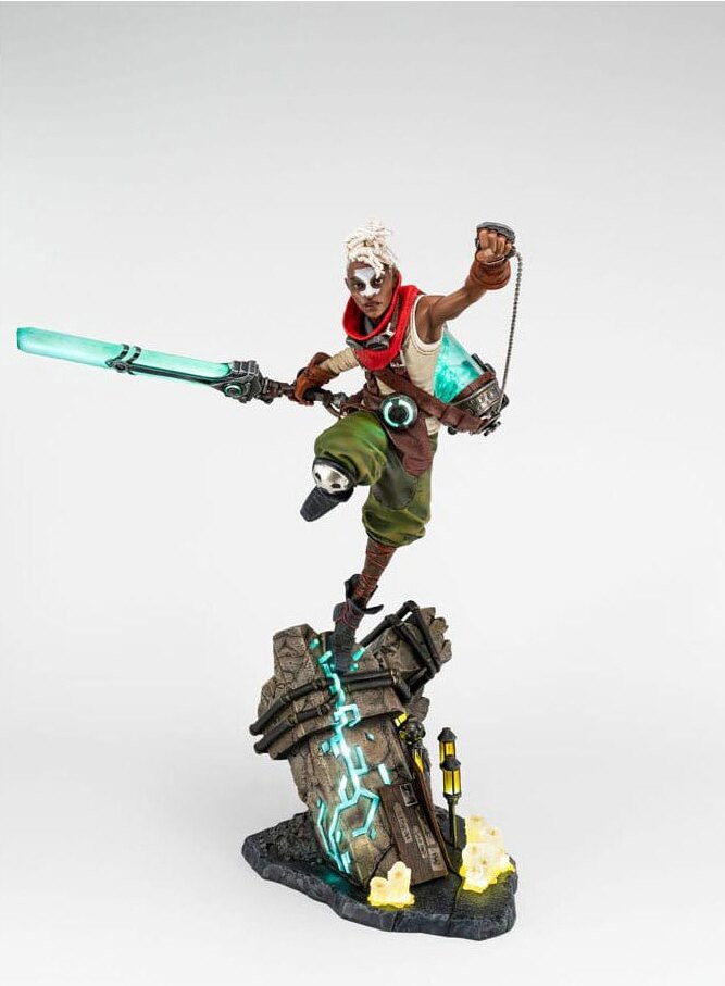 Pure Arts League of Legends Ekko beeldje, goudkleurig, 62 cm
