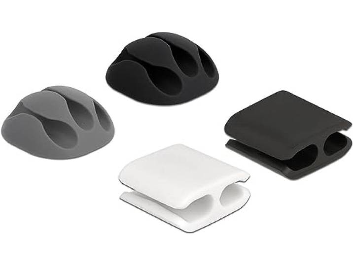 Delock Kabelhouder en kabelclipset 4 stuks