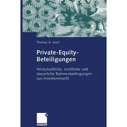 Private-Equity-Beteiligungen, Fachbücher von Thomas A. Jesch