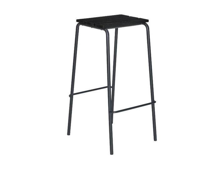 Hübsch Stilt Barhocker Schwarz