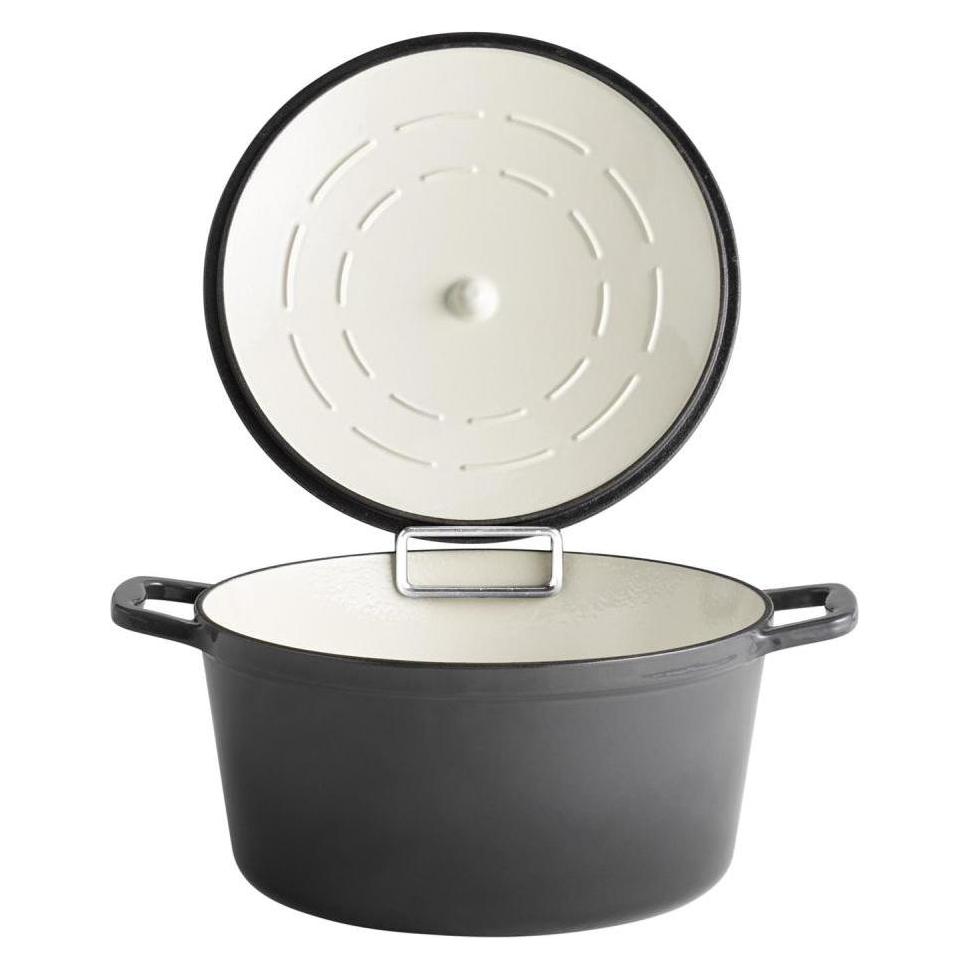 APS Kochtopf mit Deckel "5 STARS" (Gusseisen, 28 x 13 cm) (88307)