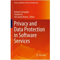 Privacy and Data Protection in Software Services, Fachbücher von Roberto Senigaglia, Alessandro Bernes, Claudia Irti