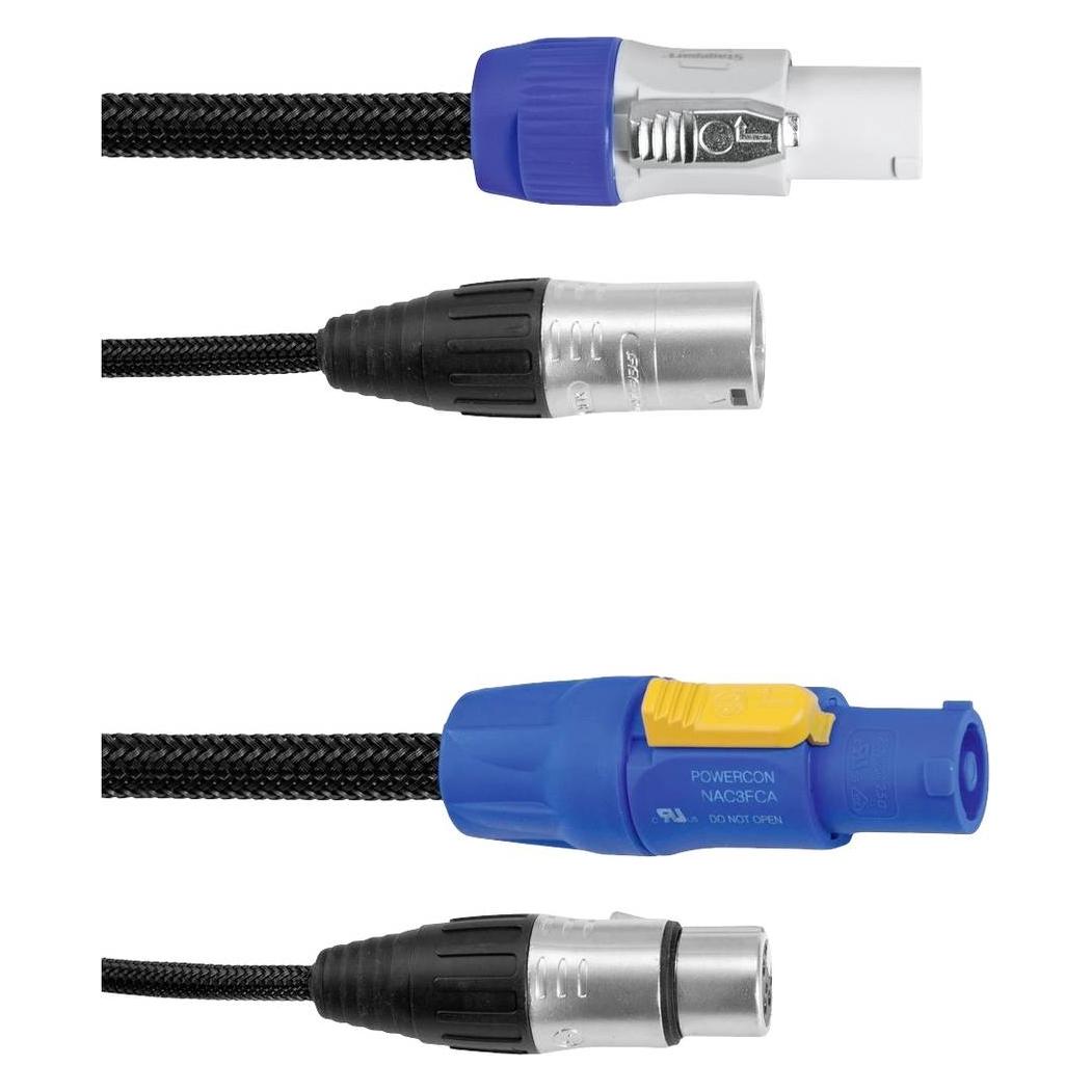 Eurolite Kombikabel DMX P-Con/3 Pin XLR 3m (3 m, XLR Kabel) (30227782)