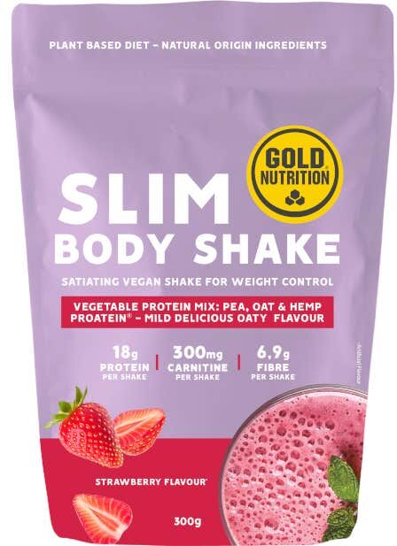 Gold Nutrition Slim Body Shake Strawberry 300g