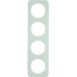 Berker 10142109 Rahmen 4fach R.1 Glas polarweiß