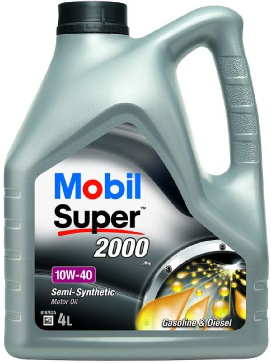 Moottoriöljy Mobil 2000 X1 10w40 4l