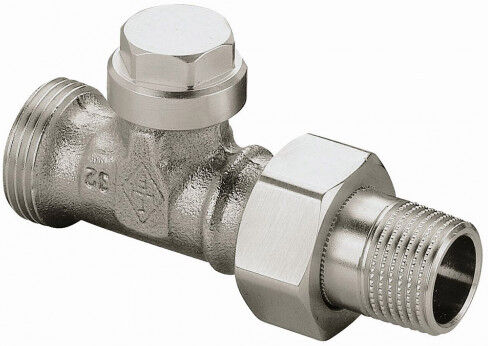 HEIMEIER Regulux DN 15-1/2&amp;quot;Raccord de retour Modele droit avec filet mâle 0414-02.000