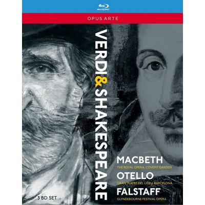 Verdi - The Shakespeare Operas (Falstaff; Macbeth; Otello) [3 BRs] - Various, Blu-ray
