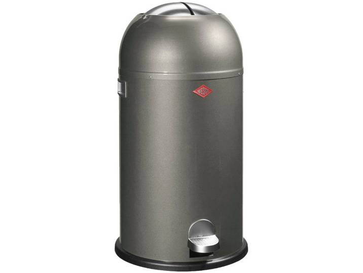 WESCO Mülleimer Kickmaster, Abfallsammler mit Dämpfer, 33 Liter