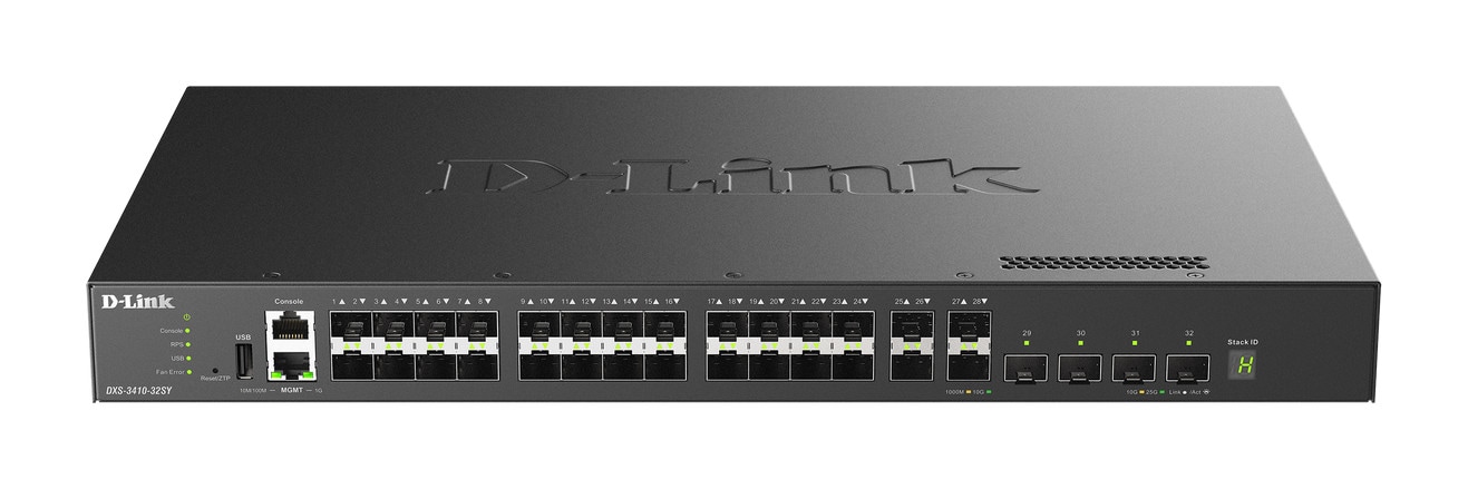 D-Link DXS-3410-32SY/E Layer 3 Stackable 10 Gigabit Managed Switch