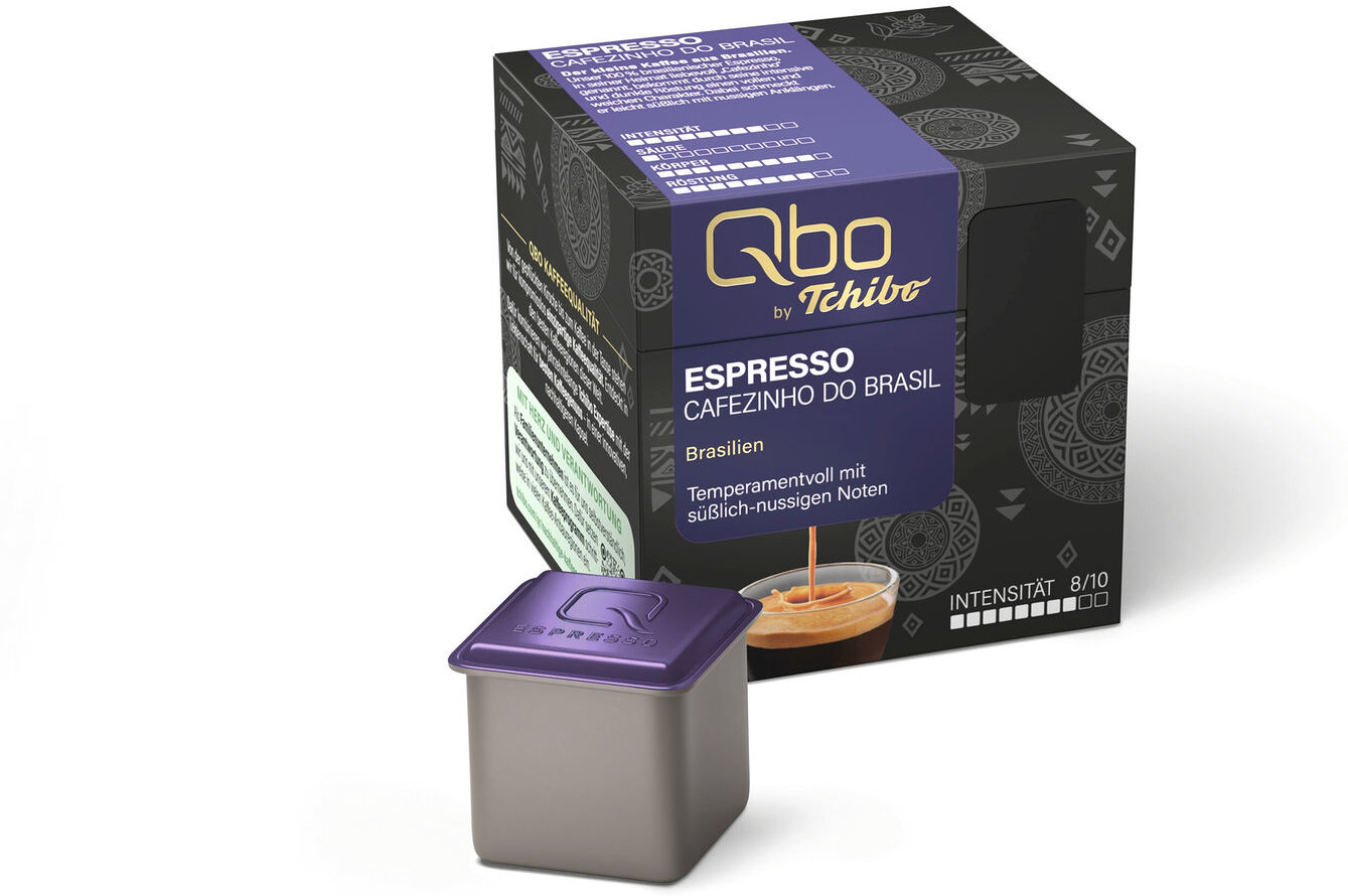 Qbo Espresso Cafezinho DO Brasil - 8 Kapseln - Intensität: 8/10