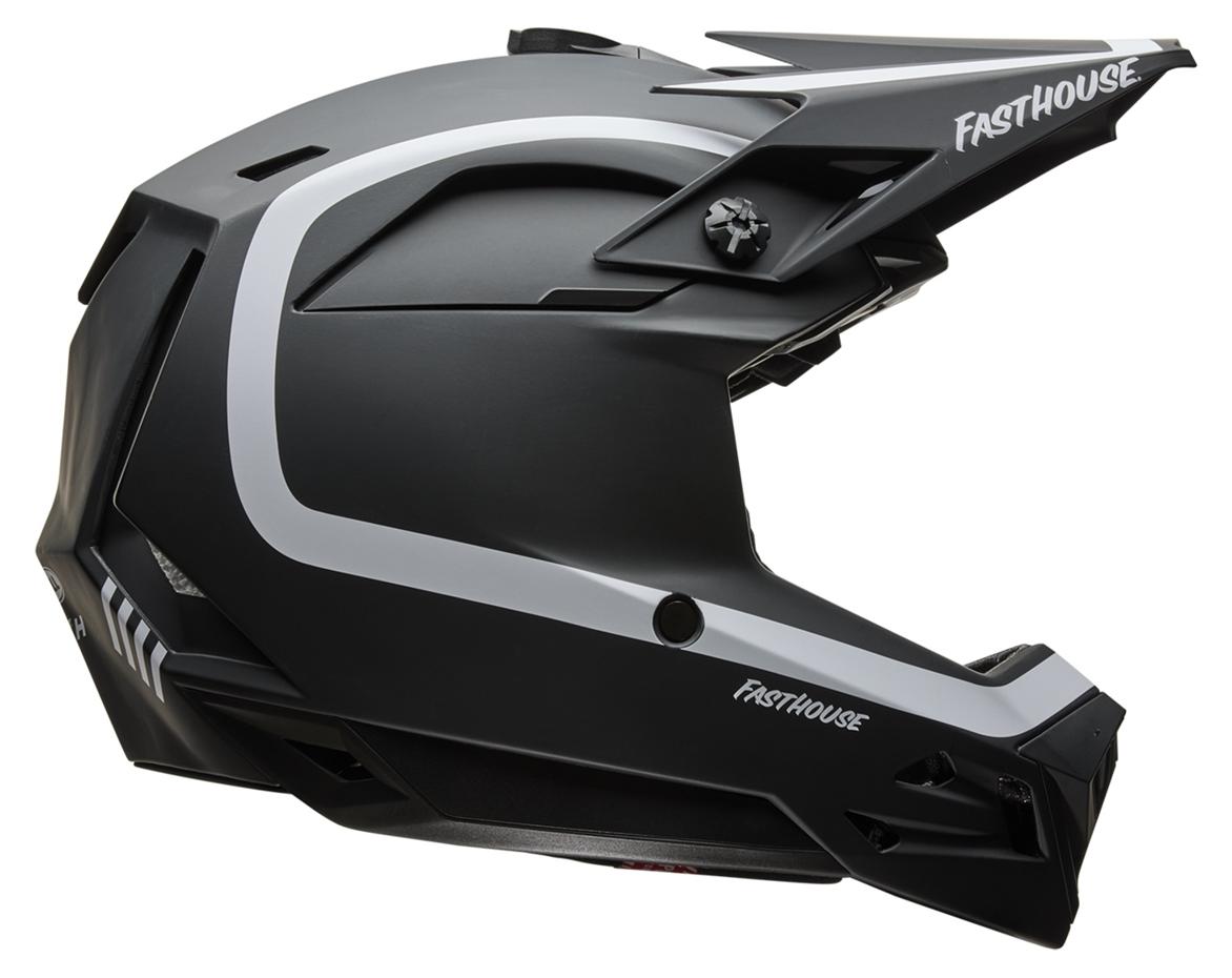 Bell Full-10 Mips Fahrradhelm, stripe black/white Fasthouse, XL