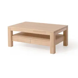 Vollholztisch aus Buche Massivholz Wohnzimmer