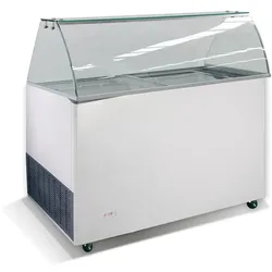 Chefgastro Speiseeisvitrine JAVA 8X5 Ltr BxTxH 1184x727x1229mm