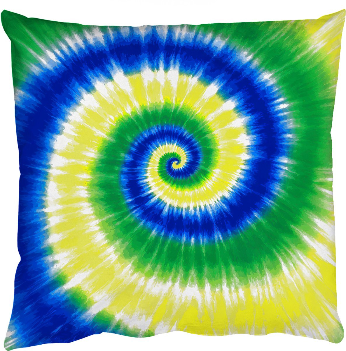 PillowMonkey Sierenkussen Spiraal Groen 60x60 cm