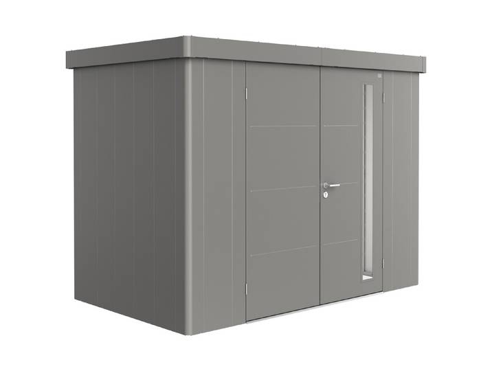 Biohort Gerätehaus Neo 1C Doppeltüre Quarzgrau