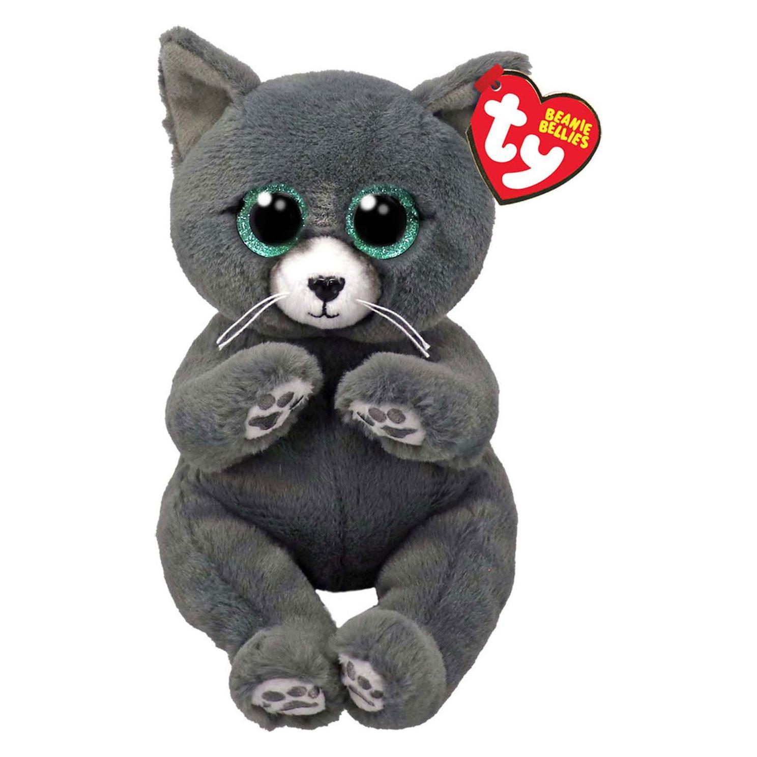 Ty Beanie Babies Bellies Binx Cat Blue 15cm (17 cm) (41501)