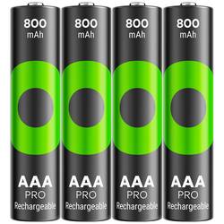 GP ReCyko Pro Micro (AAA)-Akku NiMH 800 mAh 1.2 V 4 St. GPRCP80AAA174C4