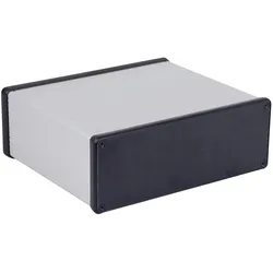 Hammond Extrudiertes Gehäuse, 160 x 191 x 66 mm (Gehäuse), Elektronikzubehör + Gehäuse, Silber