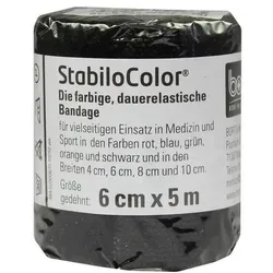 Bort StabiloColor Binde 6 cm schwarz