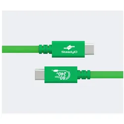 Glyph Connect+ High-Performance USB4 80Gbps/ 240W Type-C Cable - 2m (2 m, USB 4, 240 W), USB Kabel