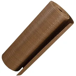 NYVI Polyrattan Balkon Sichtschutz Privafence - Balkonbespannung - UV-fest, Witterungsbeständig, Blickdicht 500x90 cm Honig