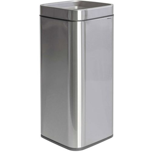 Maul Abfallbehälter MAULprime 30l Edelstahl offen