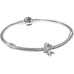 Pandora 21769 Starterset für Damen Silberarmband Tulpe, 21 cm